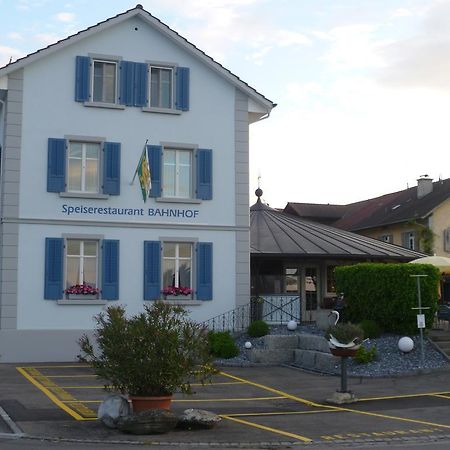 Hotel Speiserestaurant Bahnhof Guttingen Exterior photo