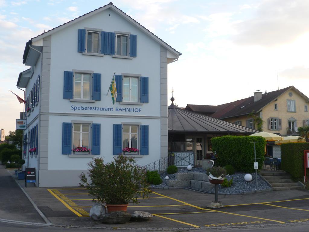 Hotel Speiserestaurant Bahnhof Guttingen Exterior photo