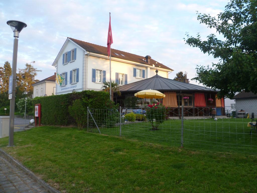 Hotel Speiserestaurant Bahnhof Guttingen Exterior photo